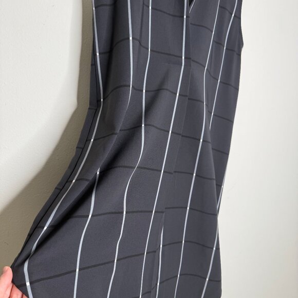 Prologue | Window Pane Gray Plaid Shirt Dress - S - Picture 3 of 6